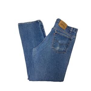 Vintage Levi’s 517 Orange Tab Boot Cut Denim Jeans Made In The USA Size 36/30